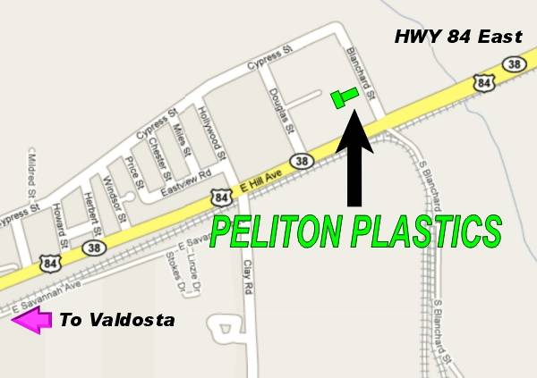 Detailed Valdosta, Georgia Map
